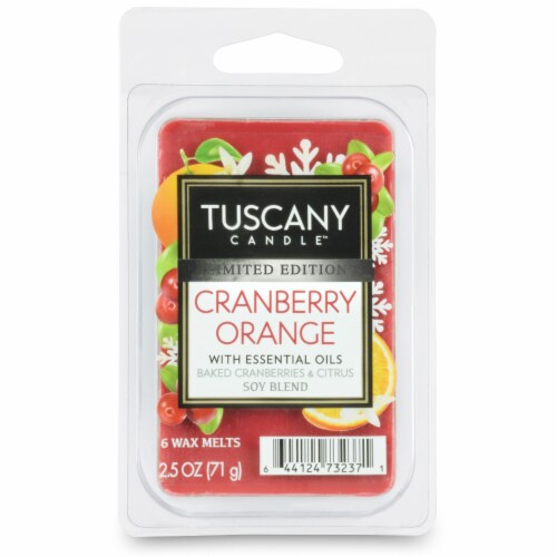 Tuscany Limited Edition Wax Melt - Cranberry Orange Perspective: front