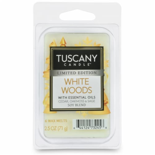 Tuscany Candle Limited Edition White Woods Wax Melts Perspective: front