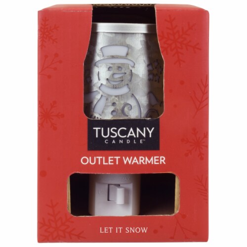 Tuscany Candle Limited Edition Metal Outlet Wax Warmer Perspective: front