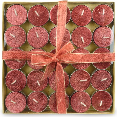 Tuscany Candle Glitter Tea Lights Red 25 pack Kroger