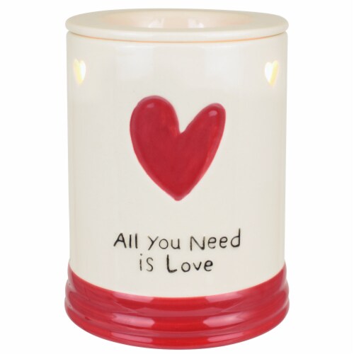 Tuscany Limited Edition All You Need Is Love Wax Warmer Perspective: front