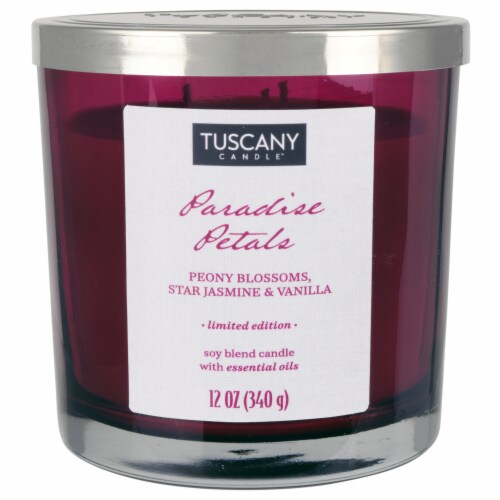 Tuscany Candle Paradise Petals Limited Edition Scented Jar Candle Perspective: front