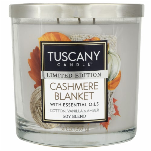 Tuscany Candle Cashmere Blanket Limited Edition Scented Jar Candle, 14