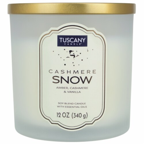 Tuscany Candle™ Limited Edition Cashmere Snow Scented Jar Candle, 12 oz