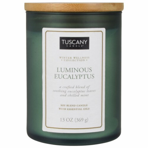 Tuscany Candle™ Luminous Eucalyptus Scented Jar Candle Perspective: front