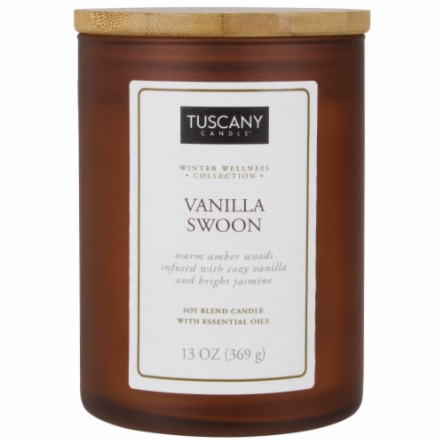 Tuscany Candle™ Vanilla Swoon Scented Jar Candle Perspective: front