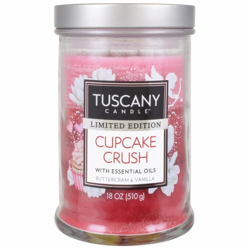 Tuscany™ Limited Edition Scented Triple Pour Jar Candle - Cupcake Crush Perspective: front