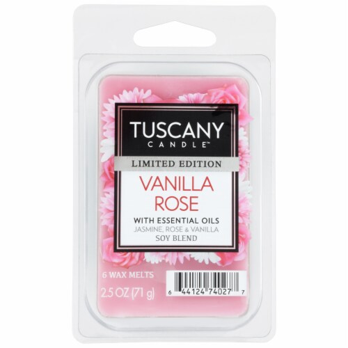 Tuscany™ Limited Edition Wax Melt - Vanilla Rose Perspective: front