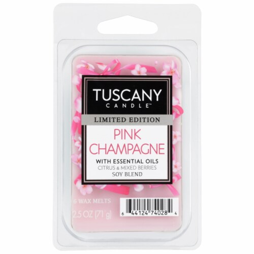 Tuscany™ Limited Edition Wax Melt - Pink Champagne Perspective: front
