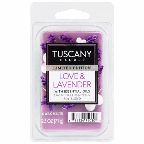 Tuscany™ Limited Edition Wax Melt - Love & Lavender Perspective: front