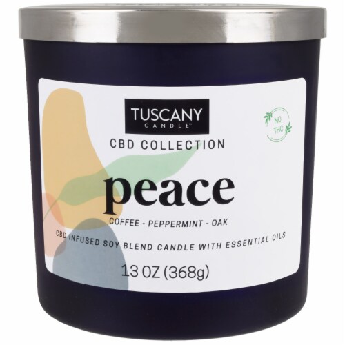 Tuscany Candle™ CBD Collection Peace Scented Jar Candle Perspective: front