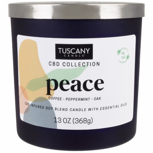 Tuscany Candle™ CBD Collection Peace Scented Jar Candle Perspective: front