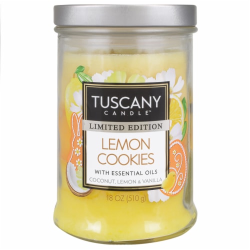Tuscany Candle™ Limited Edition Jar Candle - Lemon Cookies Perspective: front