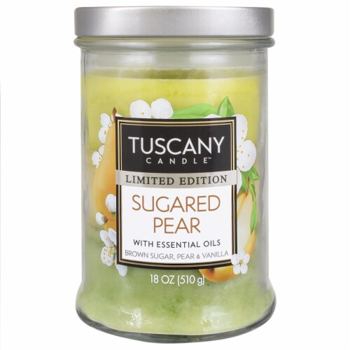 Tuscany Candle™ Scented Triple Pour Jar Candle - Sugared Pear Perspective: front