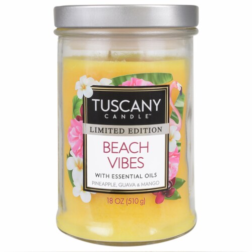 Tuscany Candle™ Scented Jar Candle - Beach Vibes Perspective: front