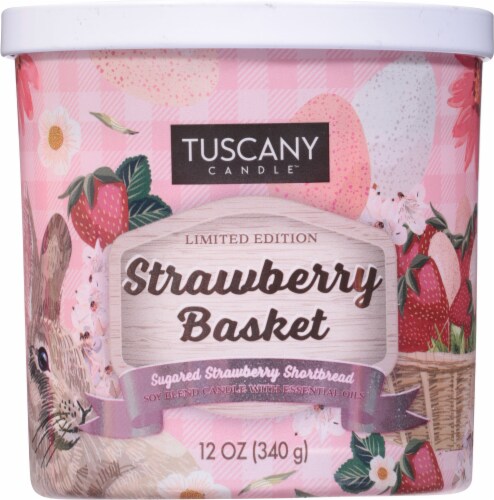Tuscany Candle™ Limited Edition Jar Candle - Strawberry Basket Perspective: front