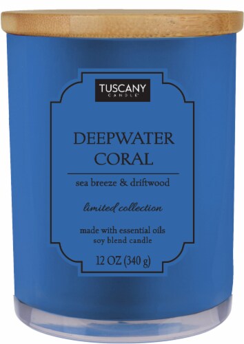 Tuscany™ Limited Edition Scented Jar Candle - Deepwater Coral Perspective: front