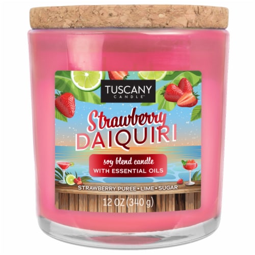 Tuscany Candle Premium Satin Wax Candle, Soy Blend, Vanilla Bean - 1 candle, 14 oz