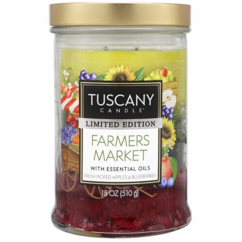 Tuscany Limited Edition Maple Rum Cake Fall Jar Candle Perspective: front