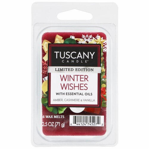 Tuscany Candle® Limited Edition Winter Wishes Wax Melt Perspective: front