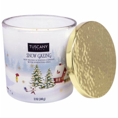 Tuscany Candle® Limited Edition Scented Jar Candle - Snow Gazing - 12 oz Perspective: front