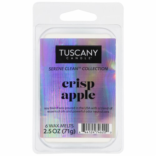 Tuscany Candle™ Serene Clean™ Collection Crisp Apple Fragranced Wax Melts Perspective: front