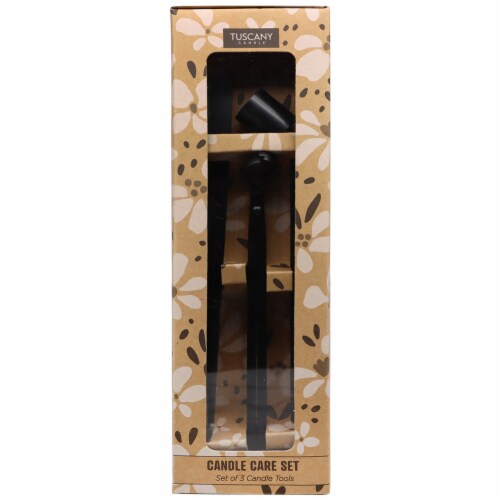 Tuscany Limited Edition Candle Care Set - 3 piece Gift Perspective: front