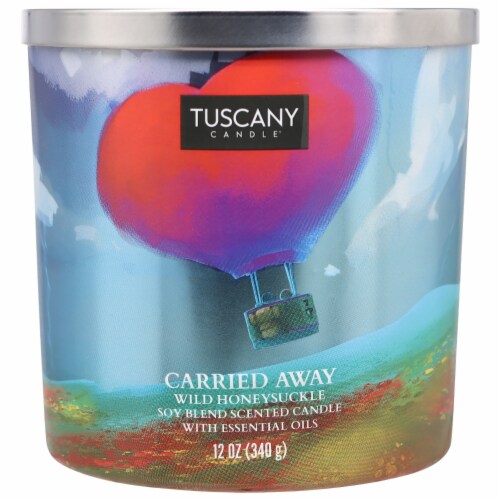 Tuscany Candle Valentine's Day Limited Edition Scented Jar Candle Carried Away Perspective: front