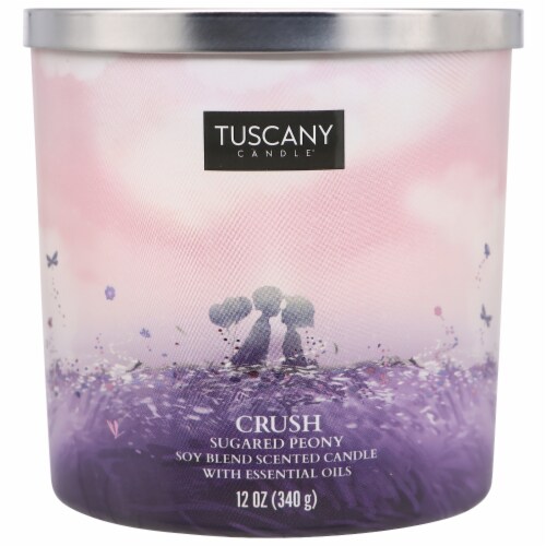 Tuscany Candle Valentine's Day Limited Edition Scented Jar Candle Crush Perspective: front