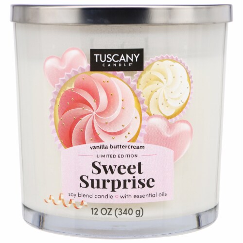 Tuscany Candle® Limited Edition Scented Jar Candle Sweet Surprise Perspective: front