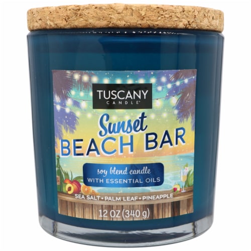 Tuscany Candle Sunset Beach Bar Jar Candle Perspective: front