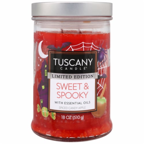 Tuscany Candle® Limited Edition Sweet & Spooky Scented Jar Candle Perspective: front