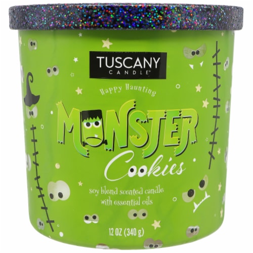 Tuscany Candle® Limited Edition Monster Cookies Scented Jar Candle Perspective: front