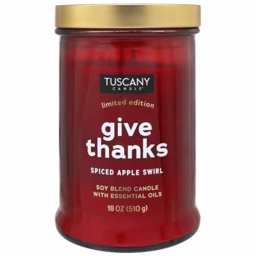 Tuscany Candle Limited Edition Scented Jar Candle - Give Thanks Perspective: front