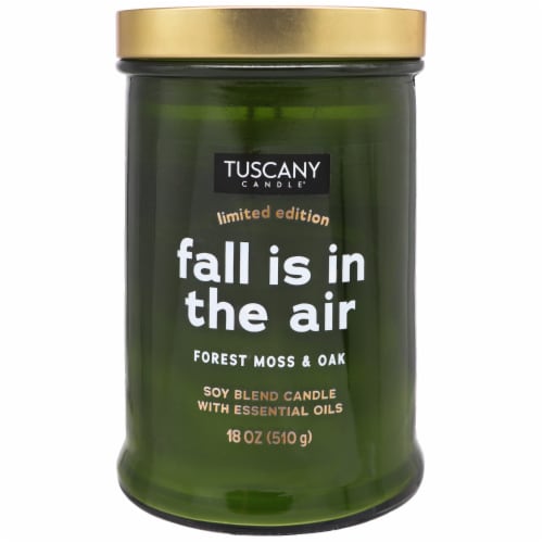 Tuscany Candle Limited Edition Scented Jar Candle - Fall Is In The Air Perspective: front