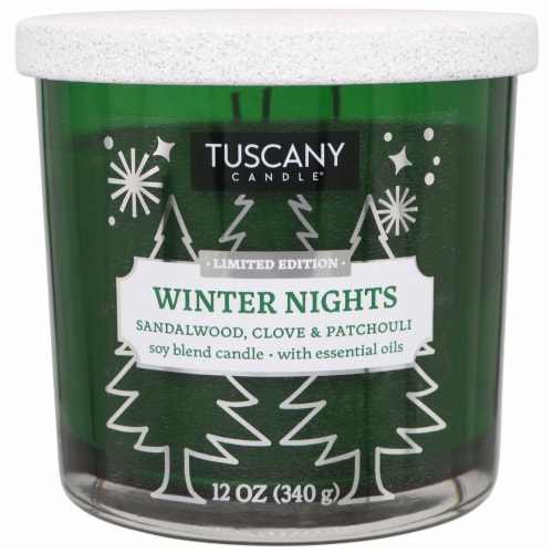 Tuscany Limited Edition Winter Nights Jar Candle Perspective: front