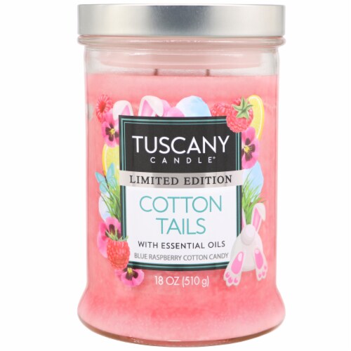 Tuscany Candle™ Limited Edition Scented Jar Candle - Cotton Tails Perspective: front