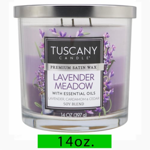 Tuscany Candle® Lavender Meadow Triple Pour Jar Candle Perspective: front