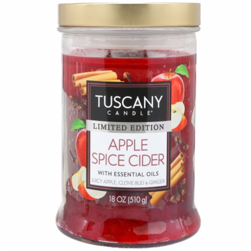 Tuscany Candle® Limited Edition Apple Spice Cider Jar Candle Perspective: front
