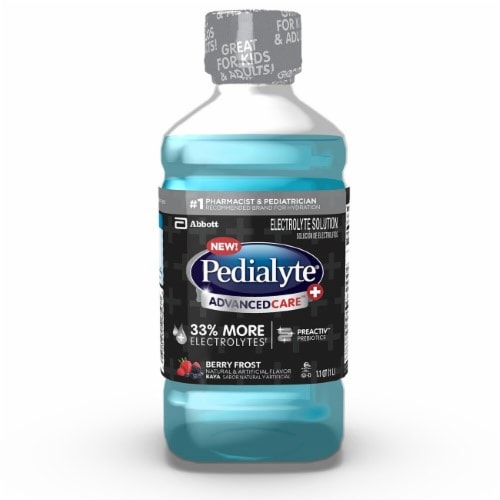 Pedialyte Advanced Care Berry Frost (Pack of 14) Perspective: front