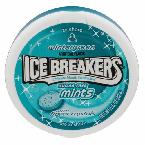 Ice Breakers Sugarfree Mints in Wintergreen, 1.5 Ounce (Pack of 8), 8