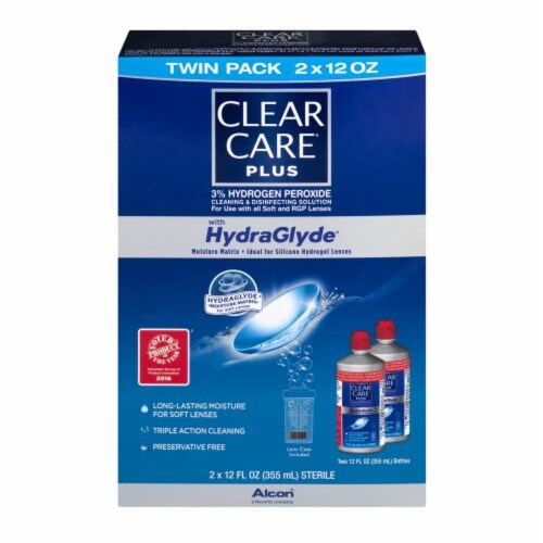 Clear Care Plus Contact Lens Cleaning and Disinfecting Solution (Pack
