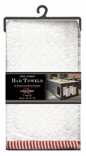 Royal Crest Bar Towels Diamond Stripe Pack of 8 8 packs Dillons Food Stores
