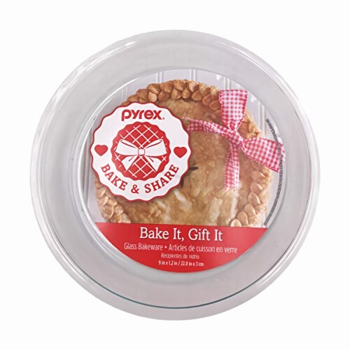Pyrex Glass Bakeware Round Pie Plate 9 x 1.2 (Pack of 12) Perspective: front