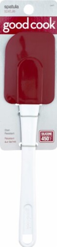 Good Cook Spatula, Clear Handle with Silicone Blade (Pack of 3) Perspective: front