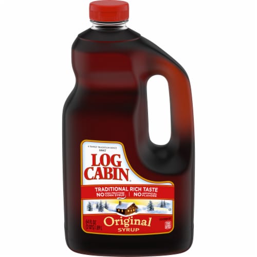 Log Cabin Original Syrup Perspective: front