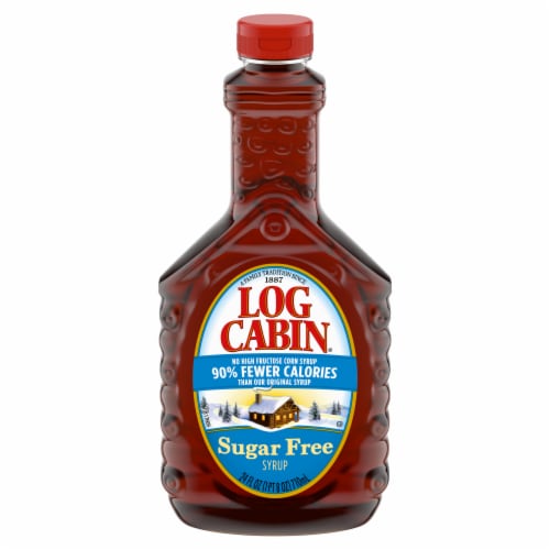 Log Cabin Sugar Free Pancake Syrup Perspective: front