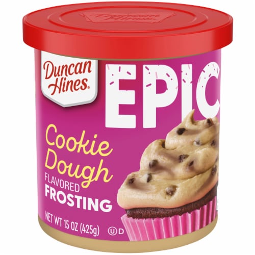 Duncan Hines® EPIC Cookie Dough Frosting Perspective: front