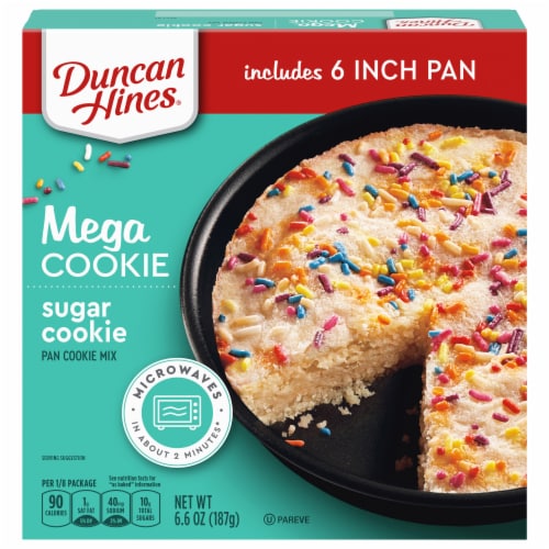 Duncan Hines Mega Cookie Sugar Cookie Mix Perspective: front