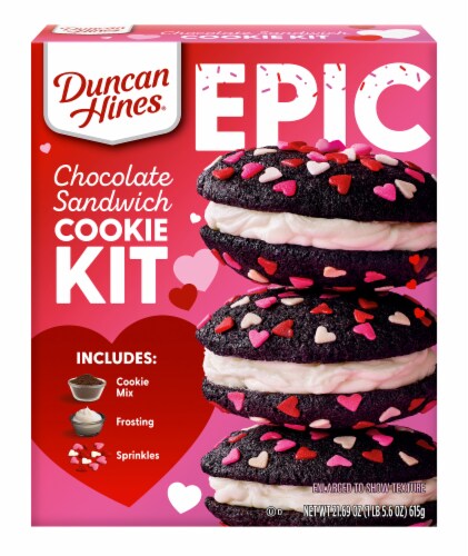 Duncan Hines® EPIC Chocolate Sandwich Cookie Kit Perspective: front